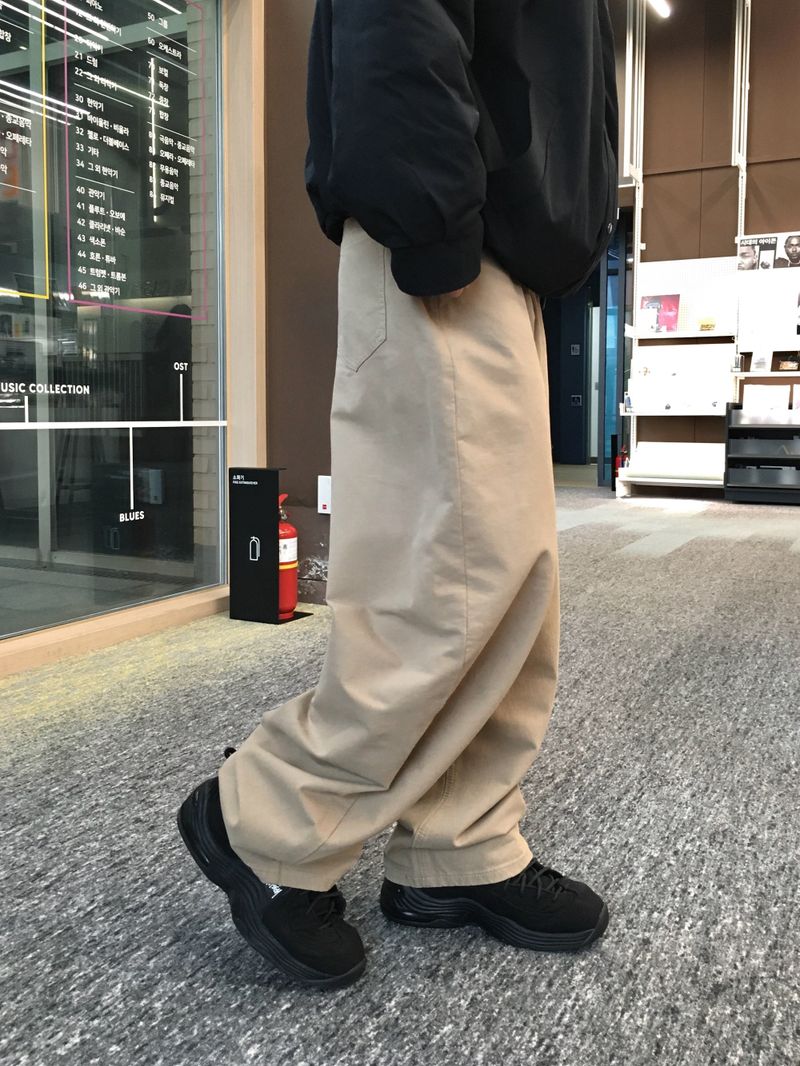 Cien Cotton Wide Balloon Pants 4C