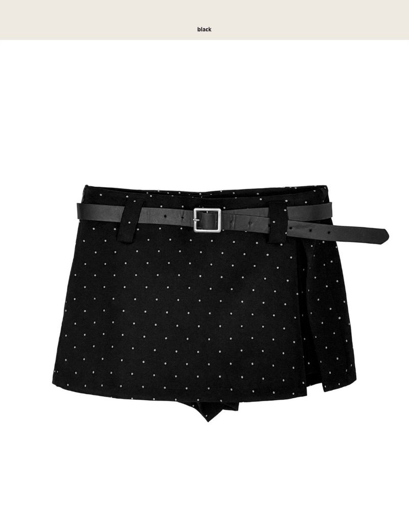 roal slit dot mini sk belt set