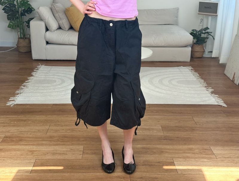 heart cargo bermuda shorts