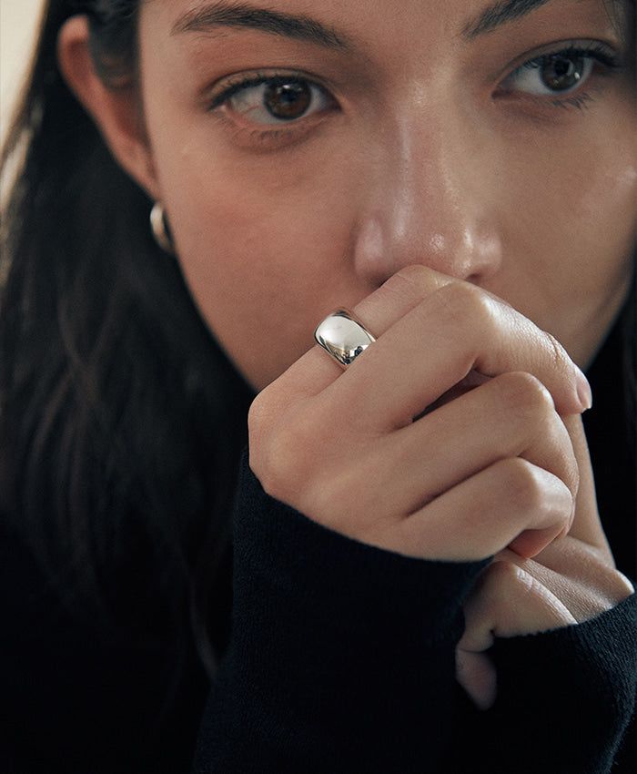 verte（ヴェフト）の「[925 silver] Cinq.silver.218 / グランドプランリング（アクセサリー）」