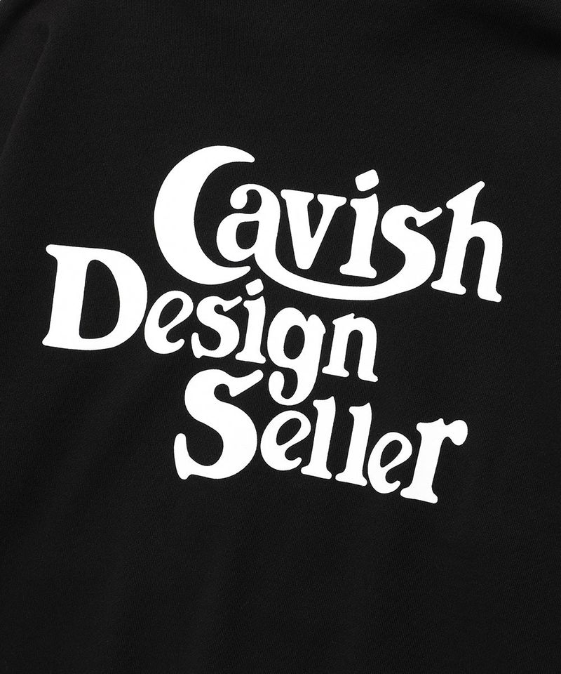 SELLER LOGO ZIP UP HOODIE BLACK(CV2EFUM480A)