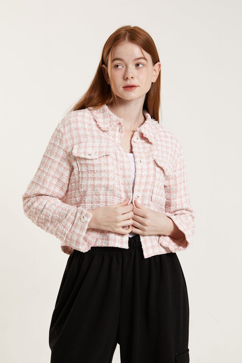 PINK PINEAPPLE（ピンクパイナップル）の「COCO SHIRT JACKET（Jackets/Outerwear）」