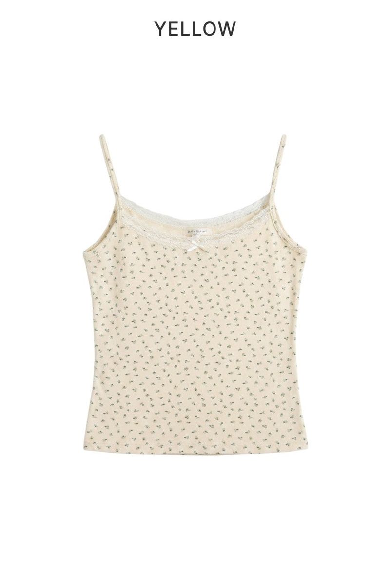 Flo Lace Cap-Sleeve Tank Top