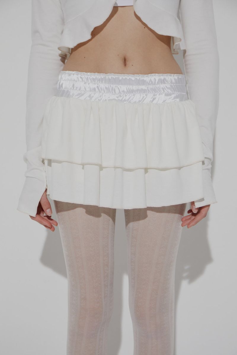 DOUBLE TIERED SKIRT