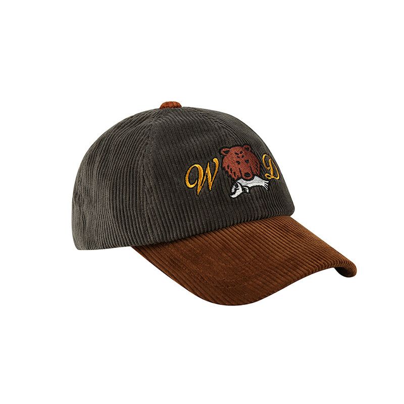 Bear salmon ball cap