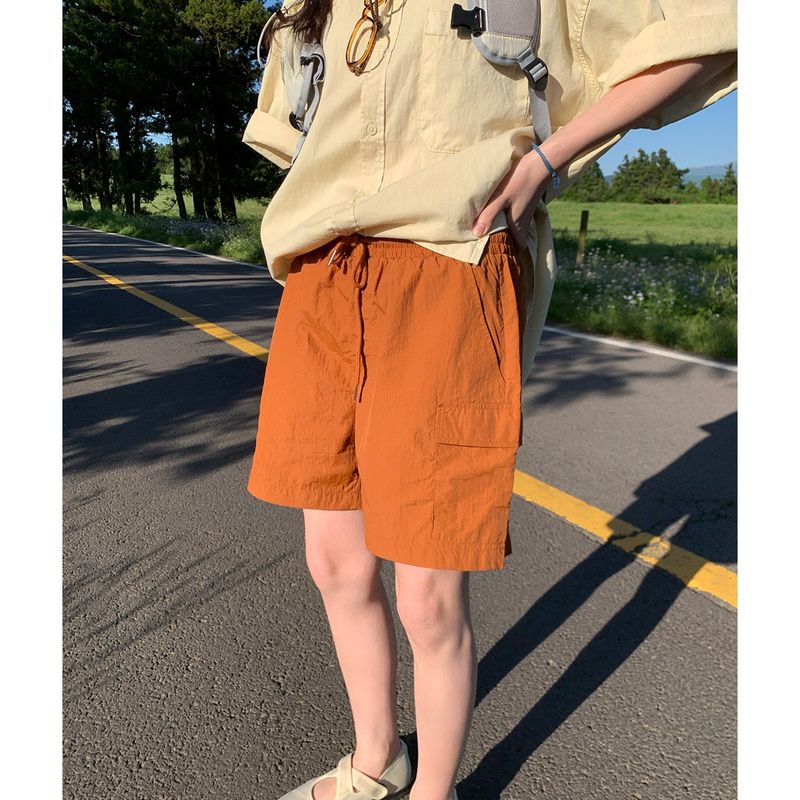 Funny nylon cargo pants