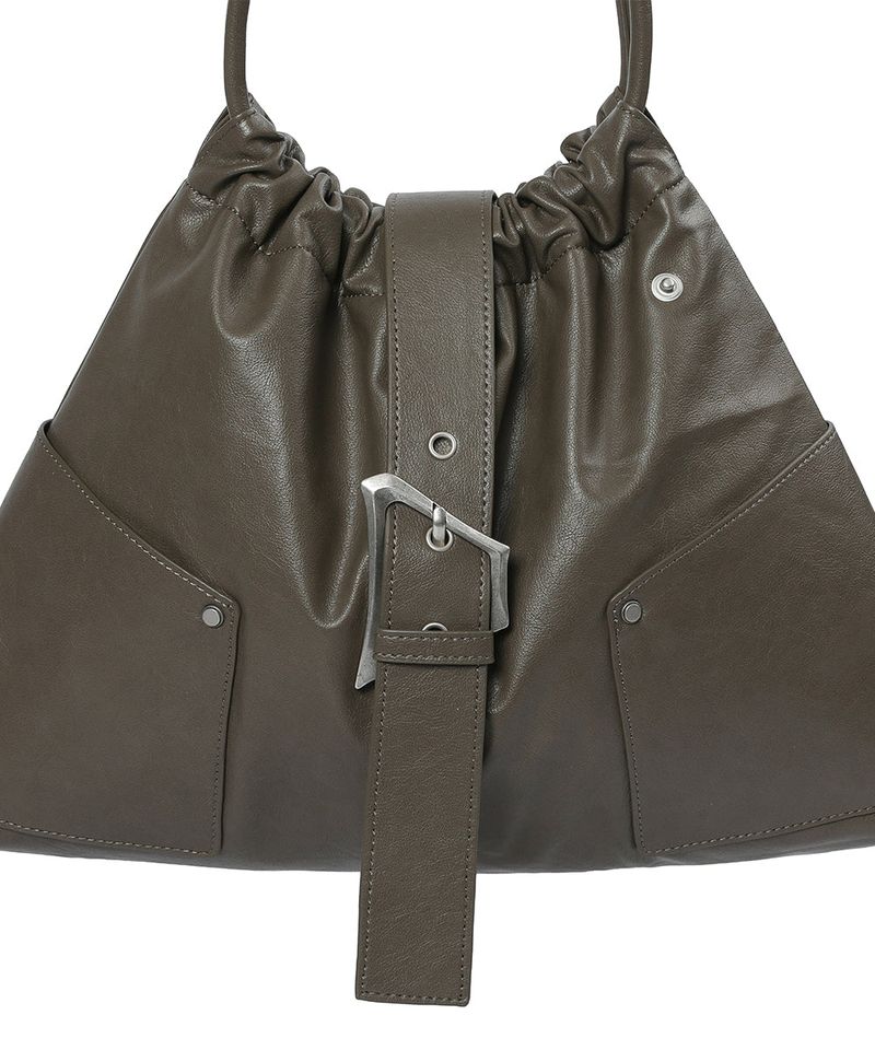 26SS★ Trapezium draped 004 bag
