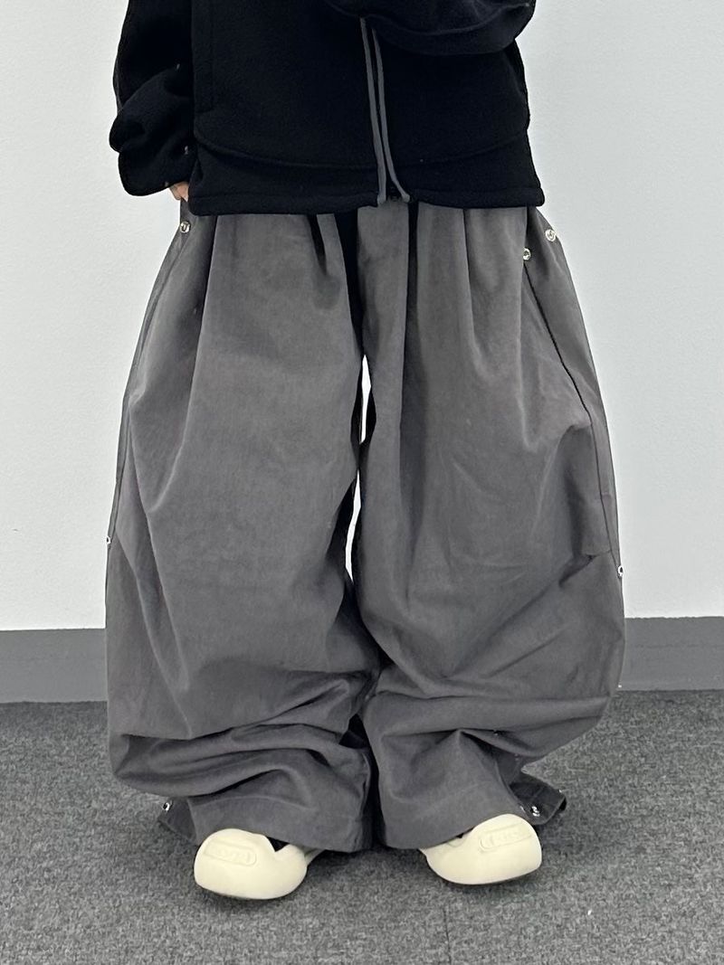 peach big balloon pants