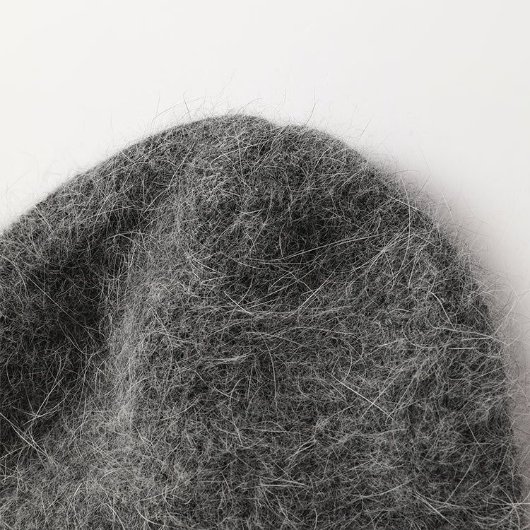 Bluesf angora knit beanie