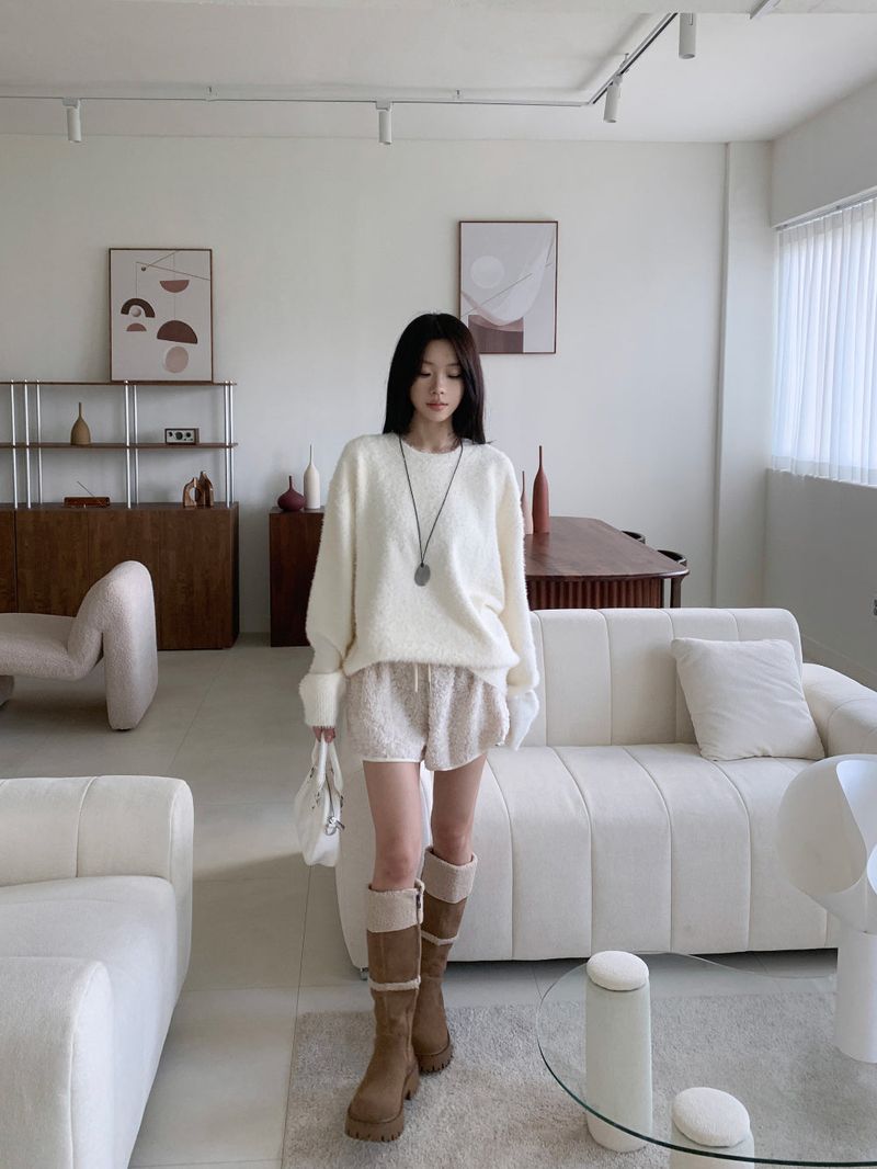 Muffin Roll Suede Dumble Ugg Long Boots (2 colors)