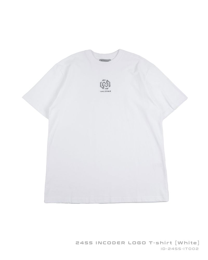 INCODER（エンコーダー）の「24SS INCODER ロゴ ティーシャツ [White]（トップス）」