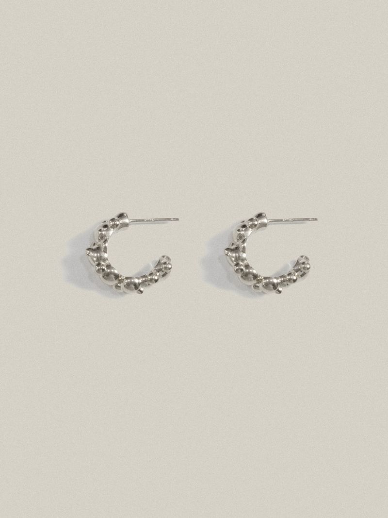 Bubble Earrings Silver
