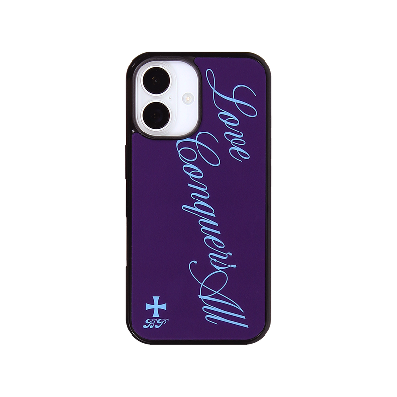 Love All glass case (purple)