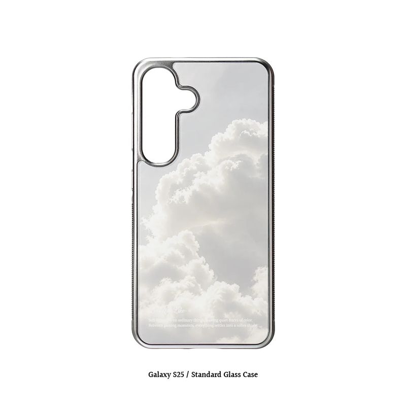 [MADE]cloud dancer motif Standard Glass phonecase