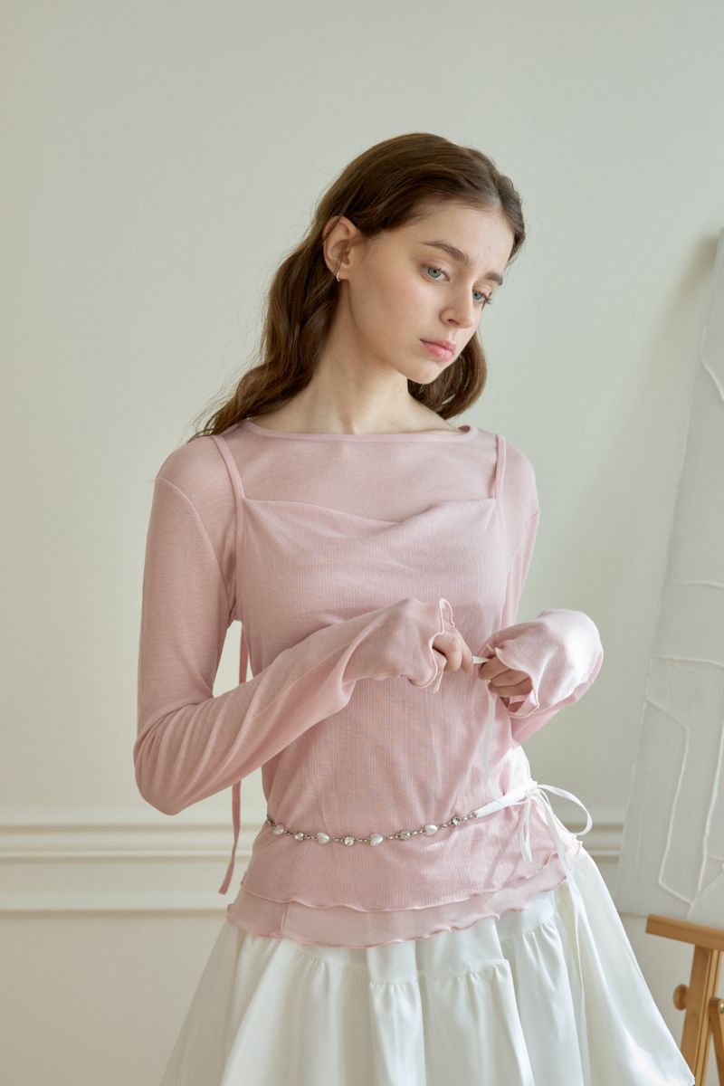 SWEET PEARL HEART BELT
