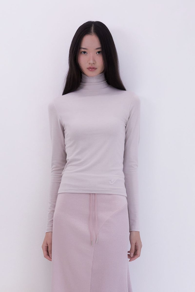 Warm up turtleneck top (3COLOR)