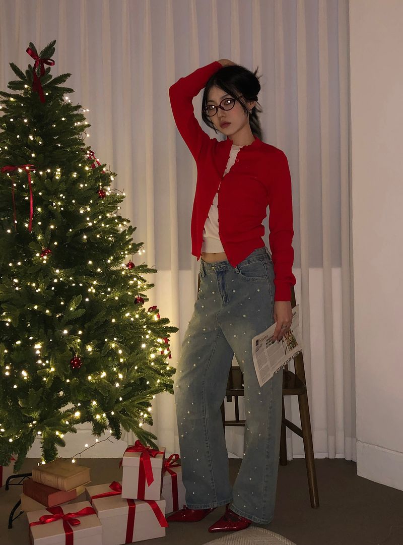 Sweater T & Cardigan Set