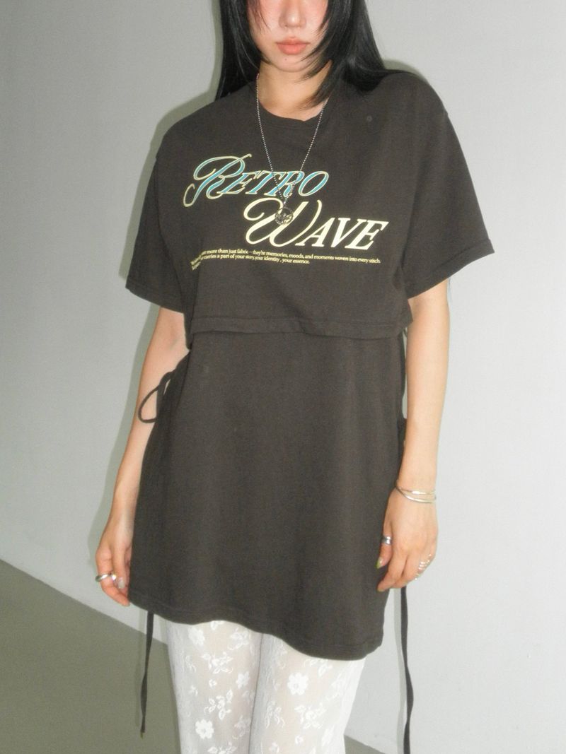 RETRO LAYERD -T _ DARK BROWN