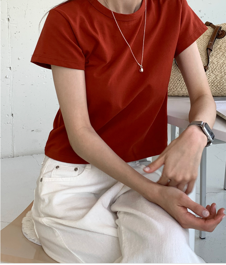 Weekly Better Crop Short Sleeve Tee / 4 colors