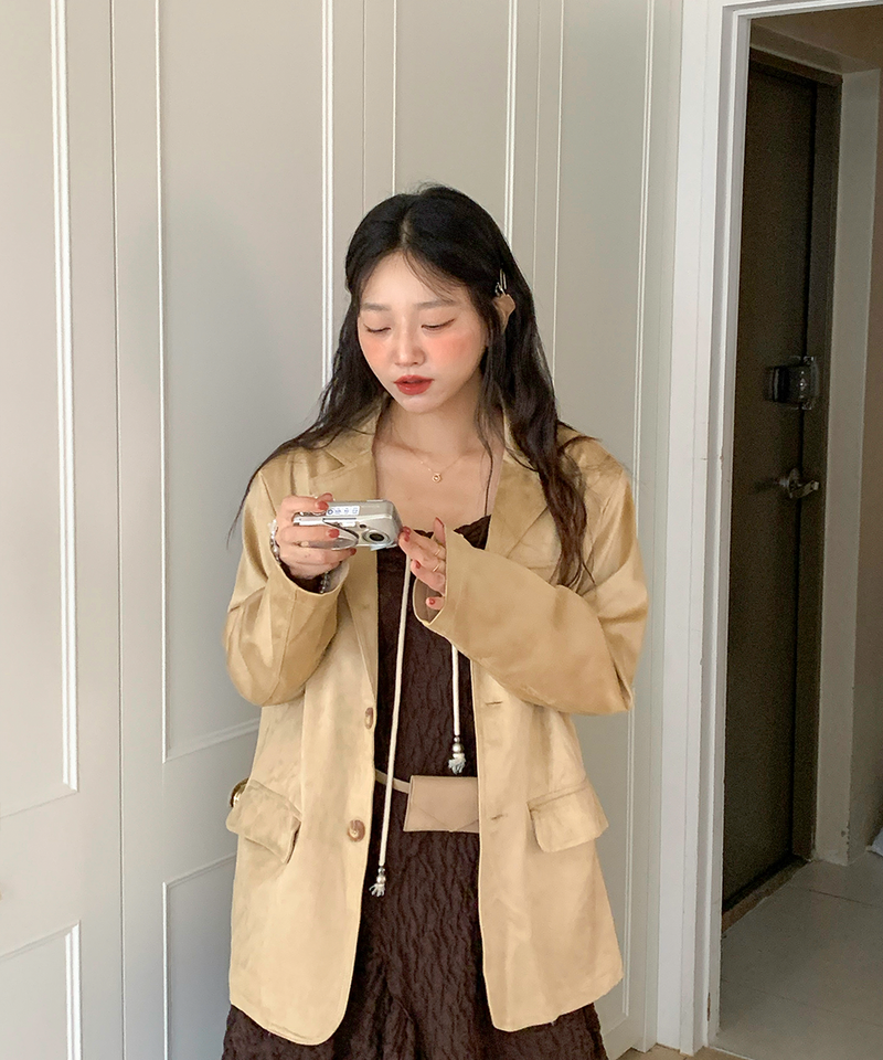Autumn Suede Collar Jacket