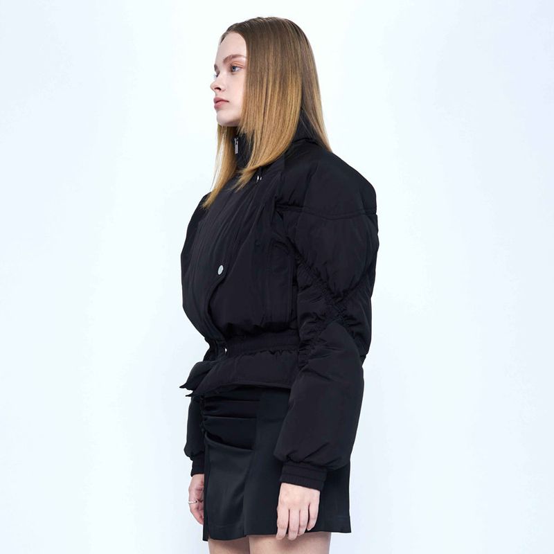 Double Layered Goose Down Jacket _ Black