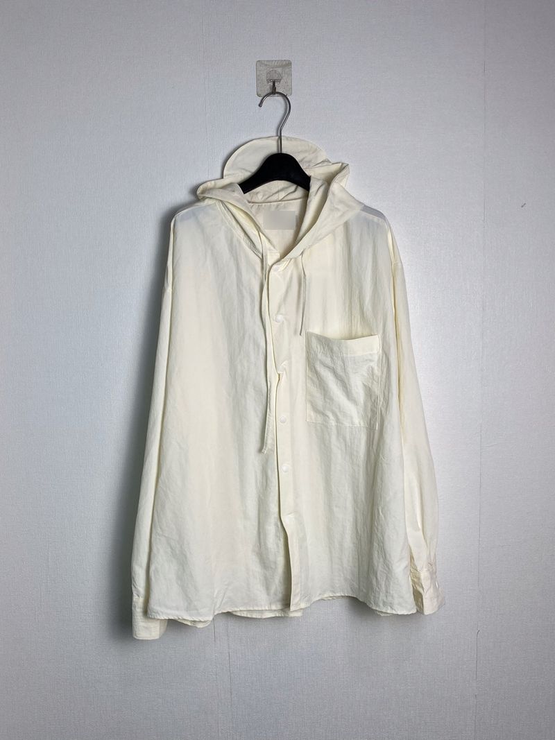 Snap Nylon Cap Hoodie 4C