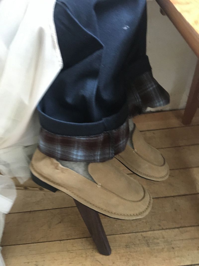 [MD Pick] Non-Fade Check Roll-up Denim (2 Colors)