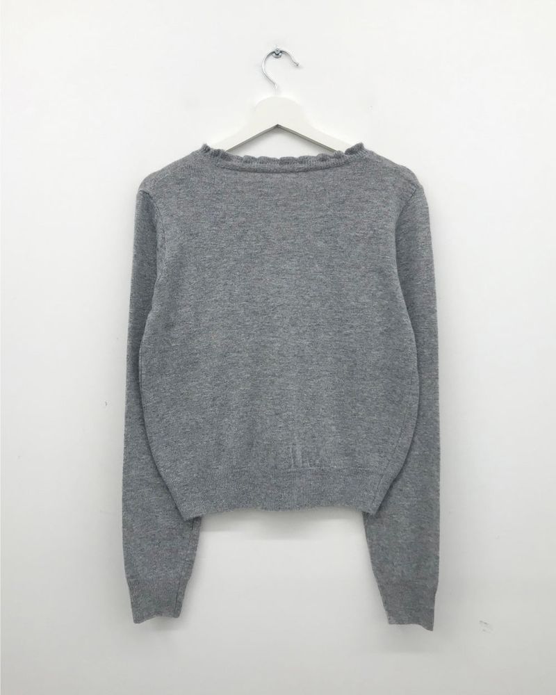 Nobile Frill V-neck Cardigan (3color)