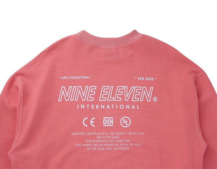 Pigment washed crewneck