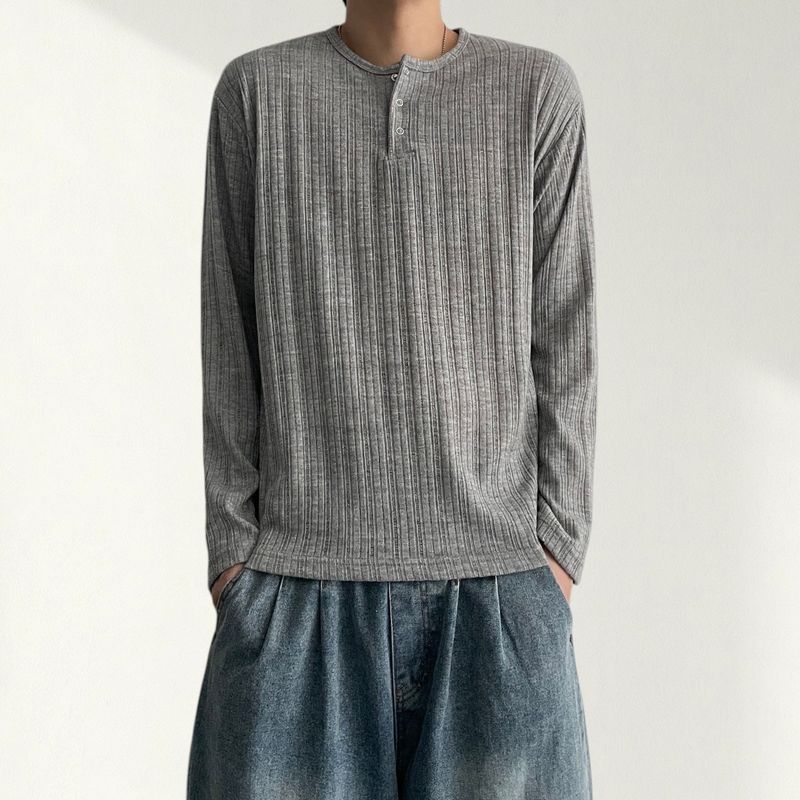 Vane Line Snap Henrik Knitwear