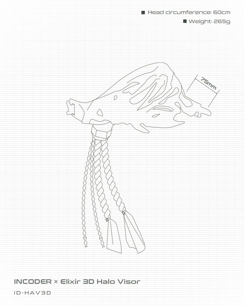 INCODER × Elixir 3D Halo Visor