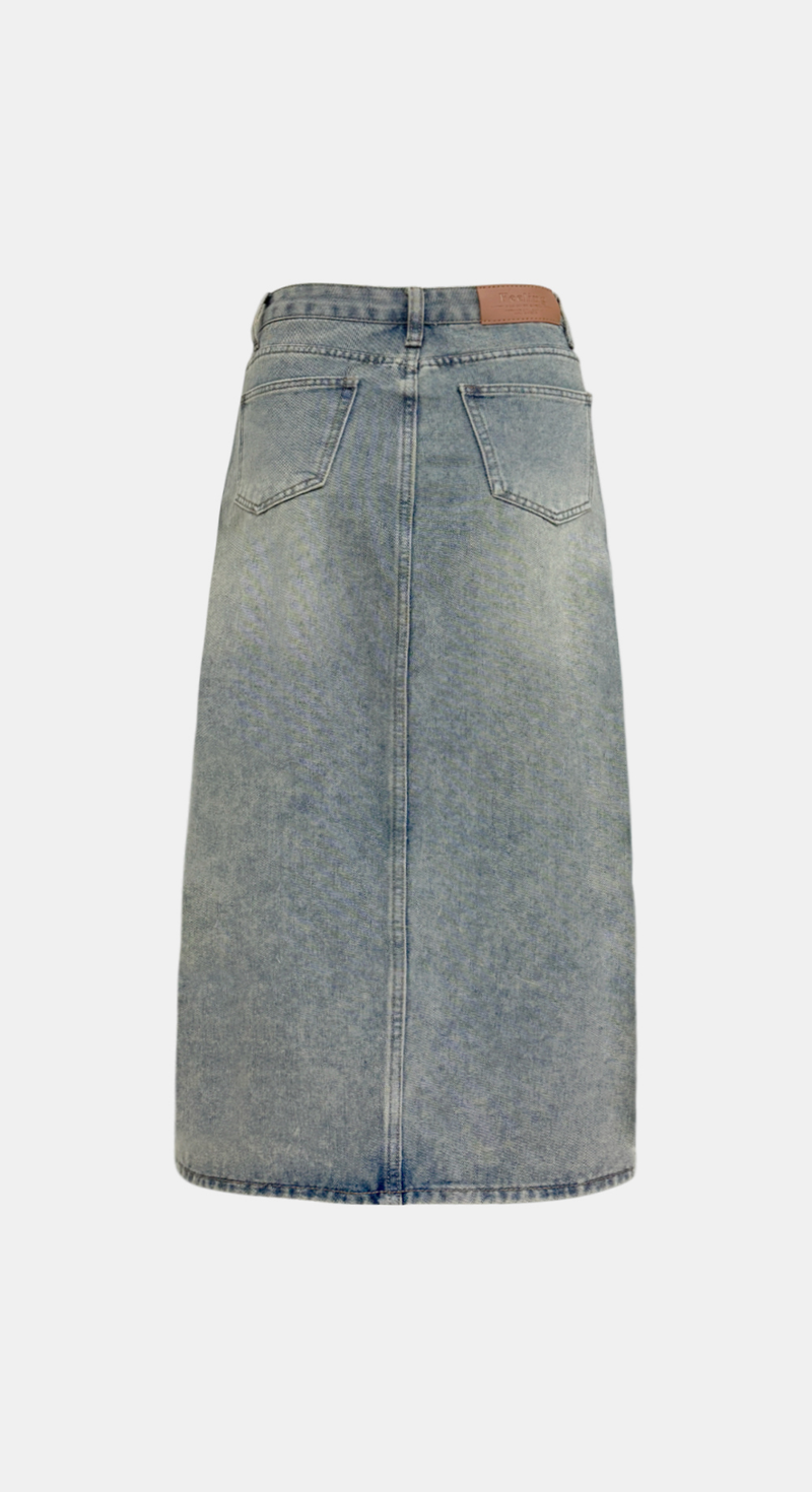 Vanilla Washed Denim Skirt