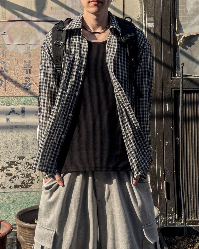 Focus Seersucker Check Shirt