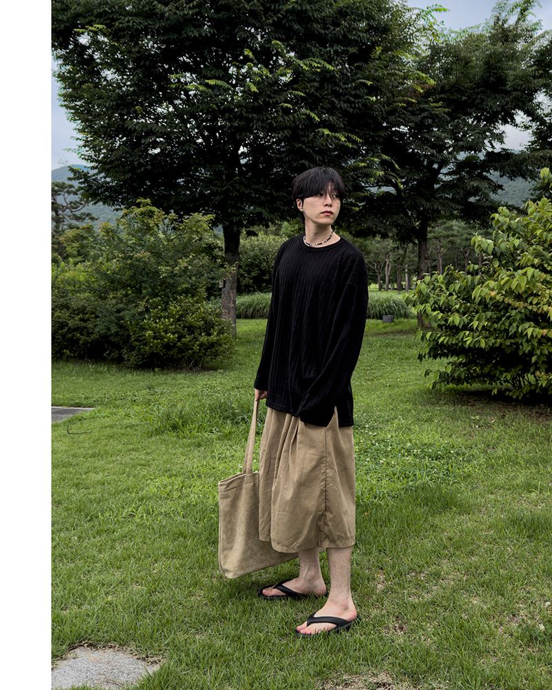 Rok Linen Pintuck Bermuda Pants