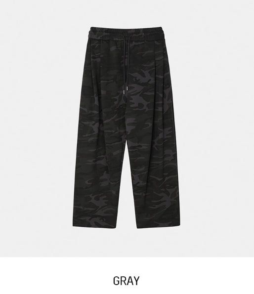 Ber 4-pin tuck camo balloon training pants