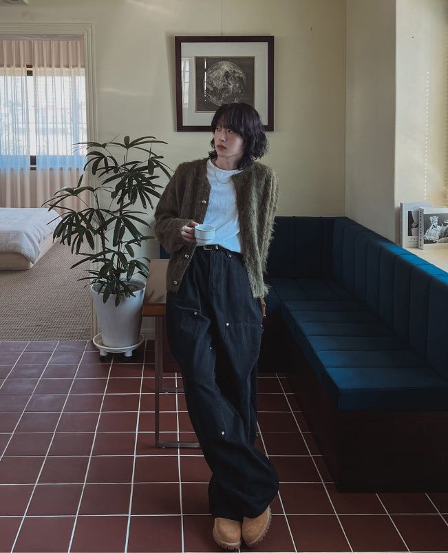 Lighton Washed Double Knee Pants