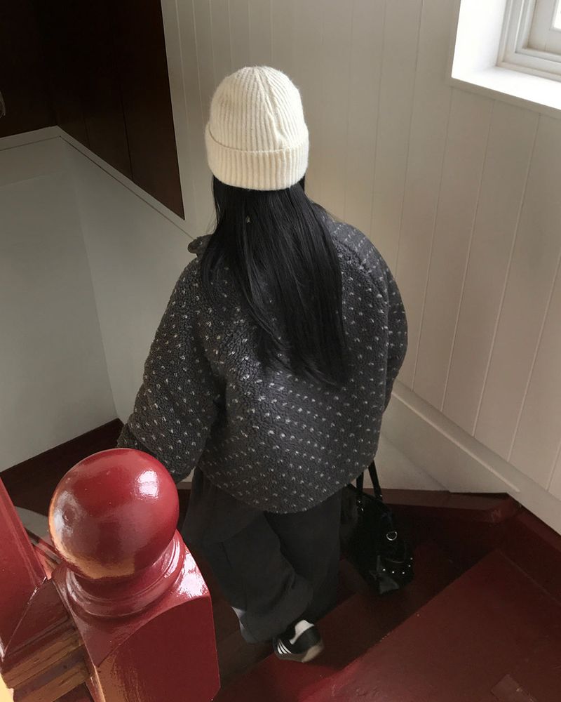 [ORIGINAL] Heart Dot Wool Jumper