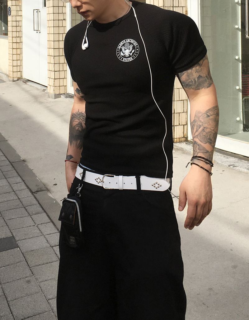 No.1760 US muscle half T (4color)