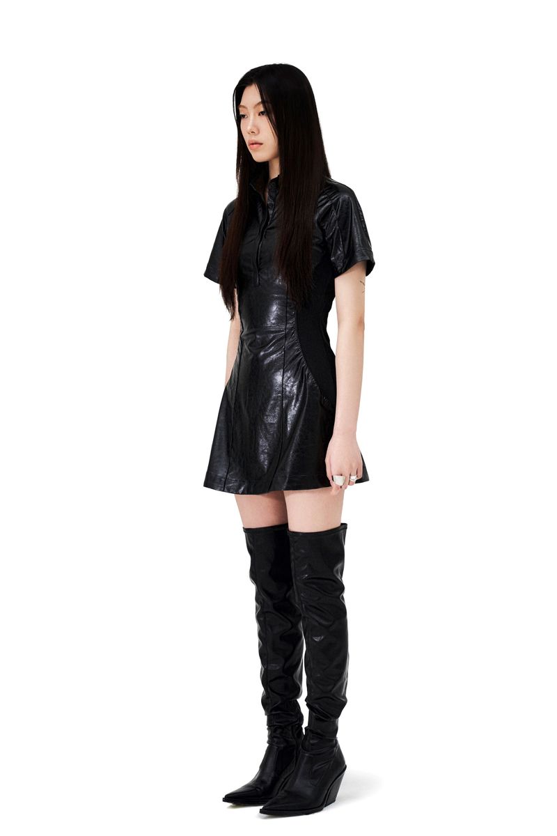 DOUBLE PIN-TUCK RIBBED MIX ONE PIECE