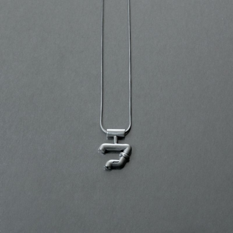 [ORDER MADE] CUTTING PIPE A-TYPE NECKLACE