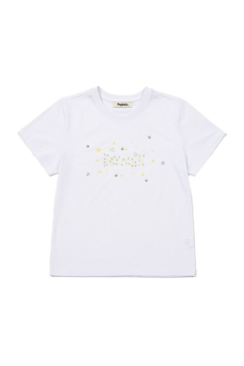POPPALS（ポップパルズ）の「Hey Pals Milkyway T-shirt [Ivory]（Tops）」