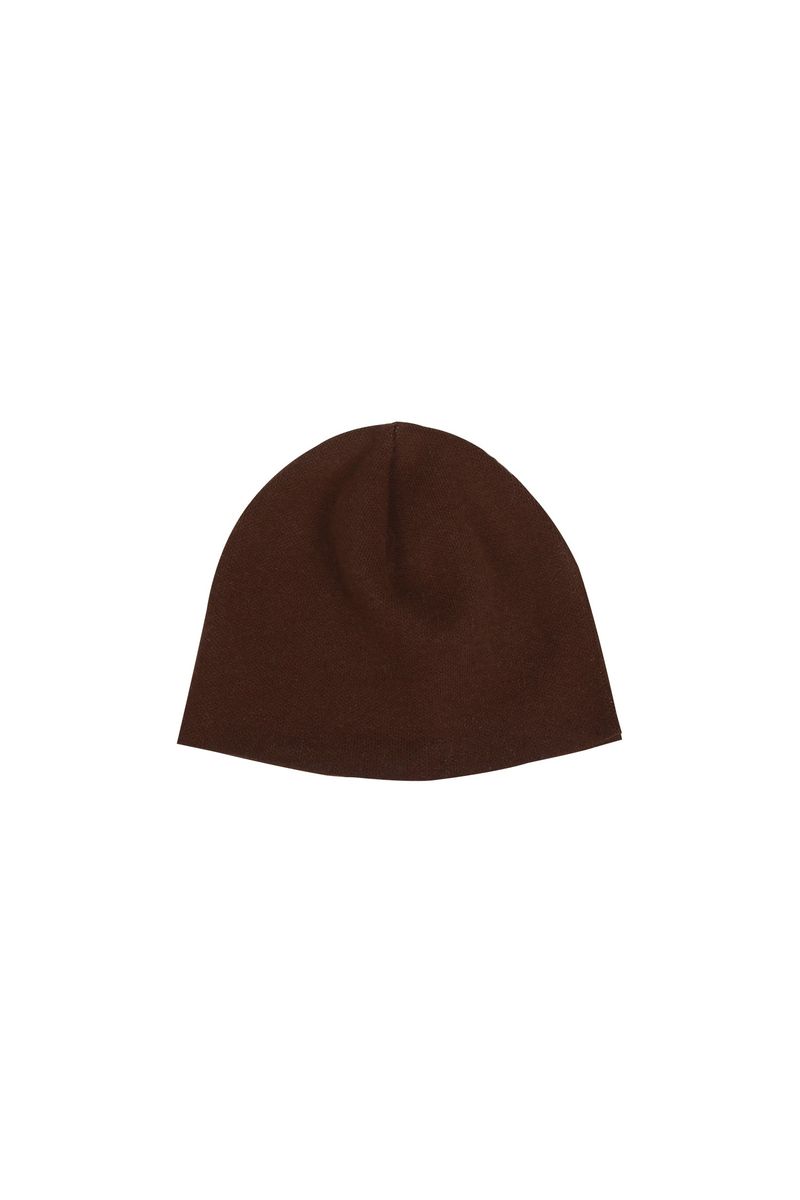 ROSE JACQUARD BEANIE #BROWN