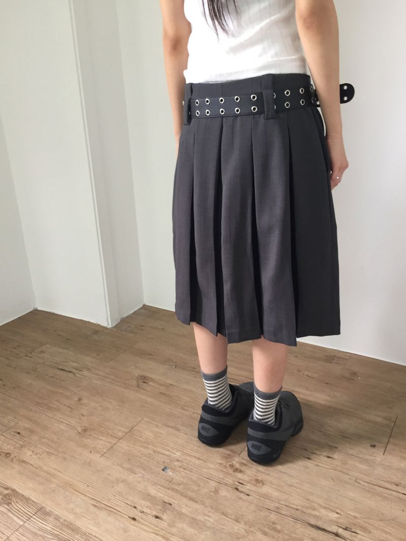 Studded Wallet Belt