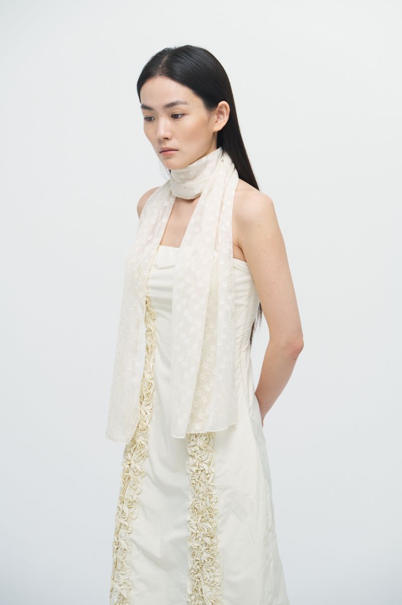 Mist Dot Scarf_2colors