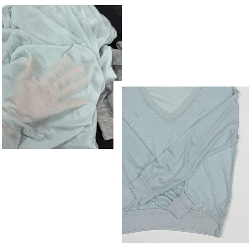 mist flow v-neck T (4color)