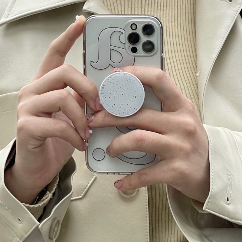clear big logo case