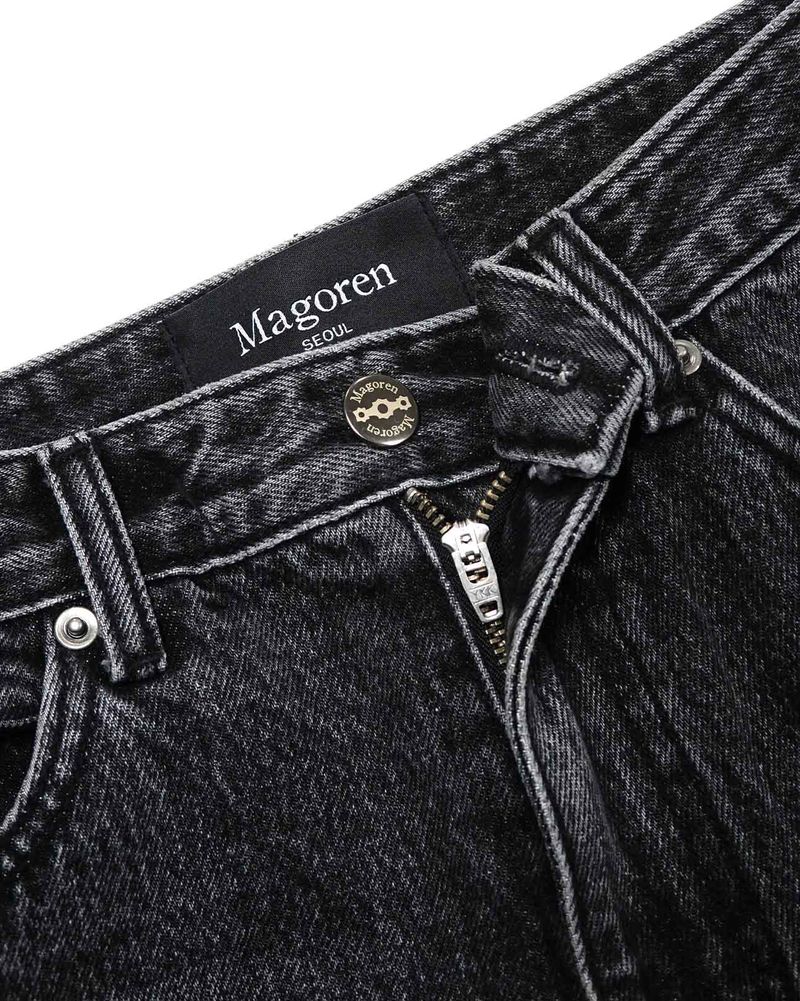 Metal Triclipse Regular Fit Bootcut Denim Pants Gray