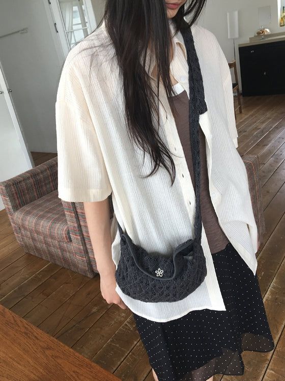 BAON（バオン）の「Heoyu Flower Lace Mini Shoulder Bag（Bags）」