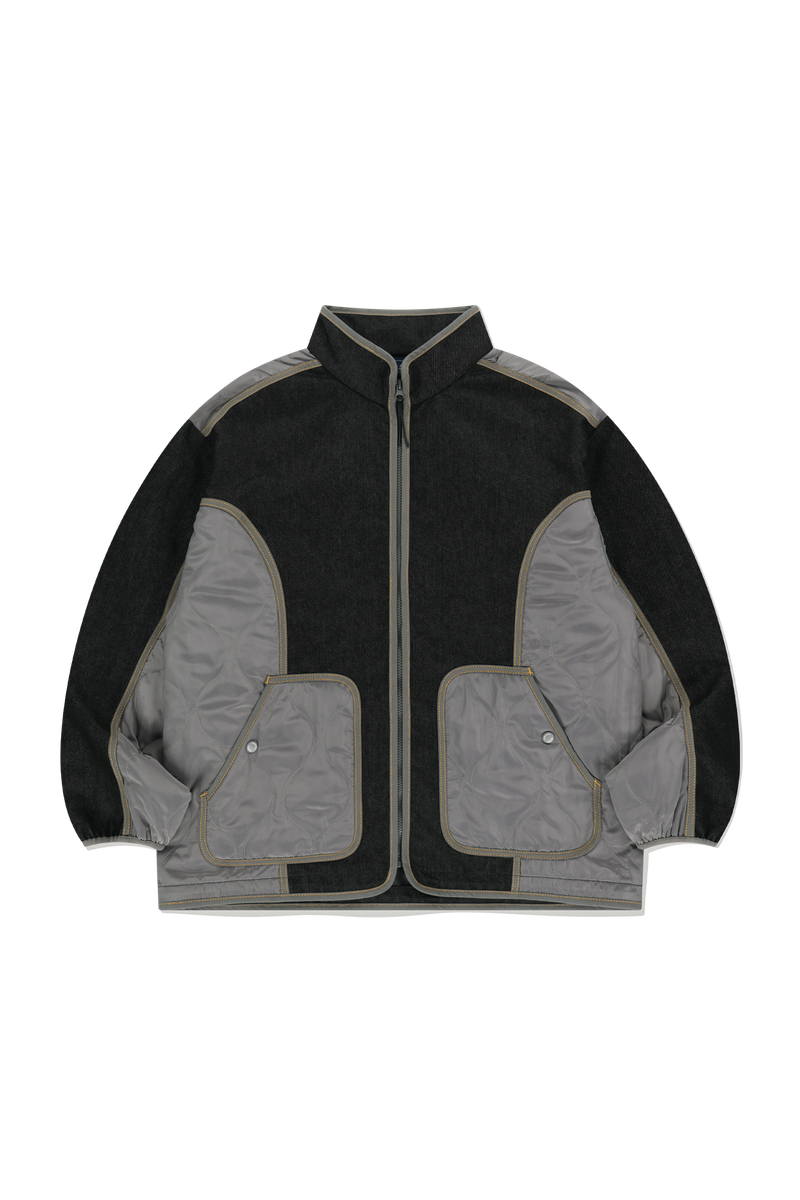 QUILTED DENIM JACKET