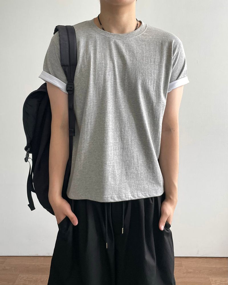IDF(アイディーエフ)の「Duet Crop Roll-up Short Sleeve T(Tops)」